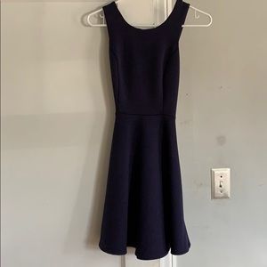 Navy Blue Strappy Dress